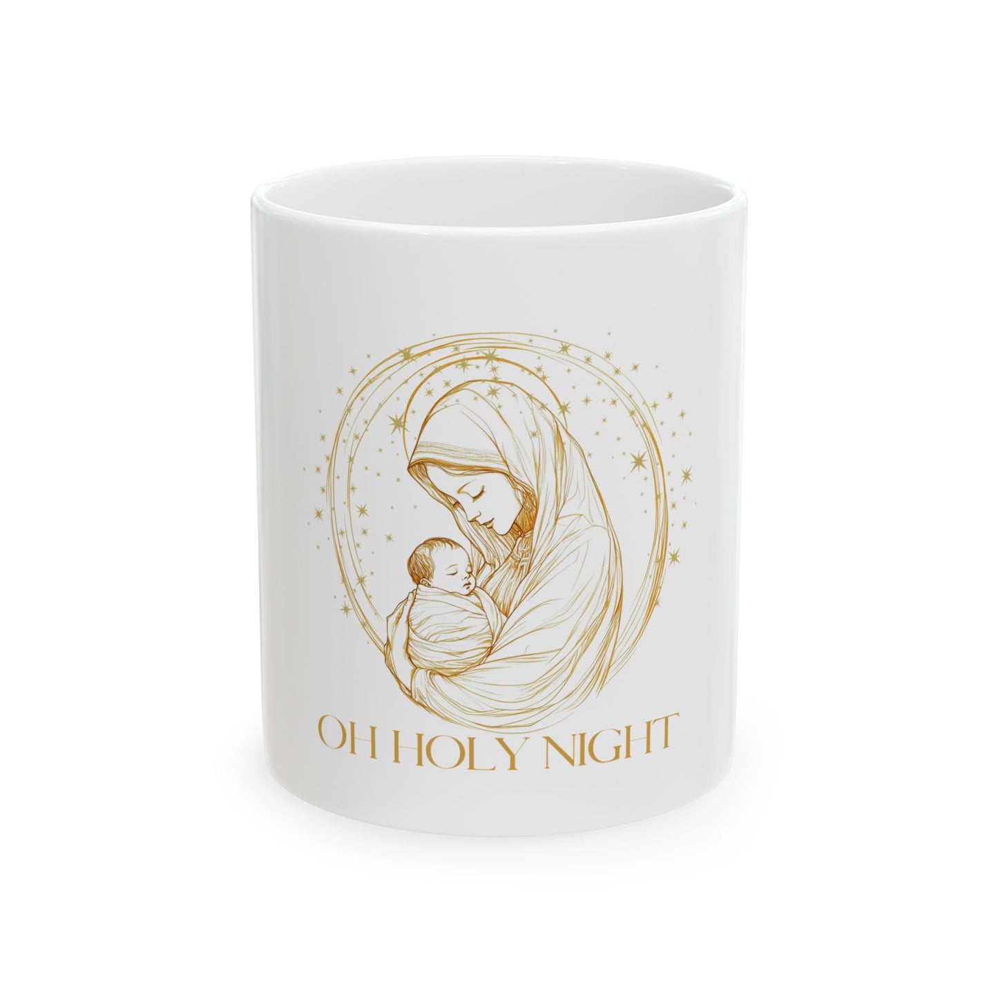 Oh Holy Night - Ceramic Mug, (11oz)