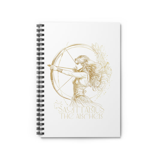 Sagittarius Spiral Notebook - Ruled Line