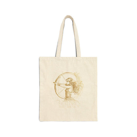 Sagittarius - Cotton Canvas Tote Bag