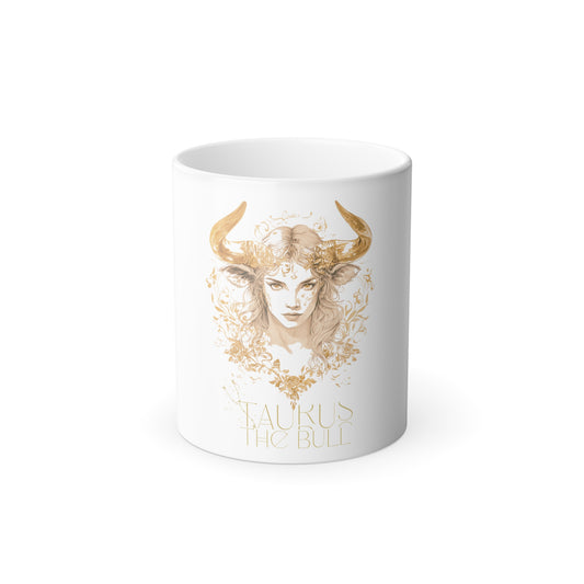 Taurus - Color Morphing Mug, 11oz